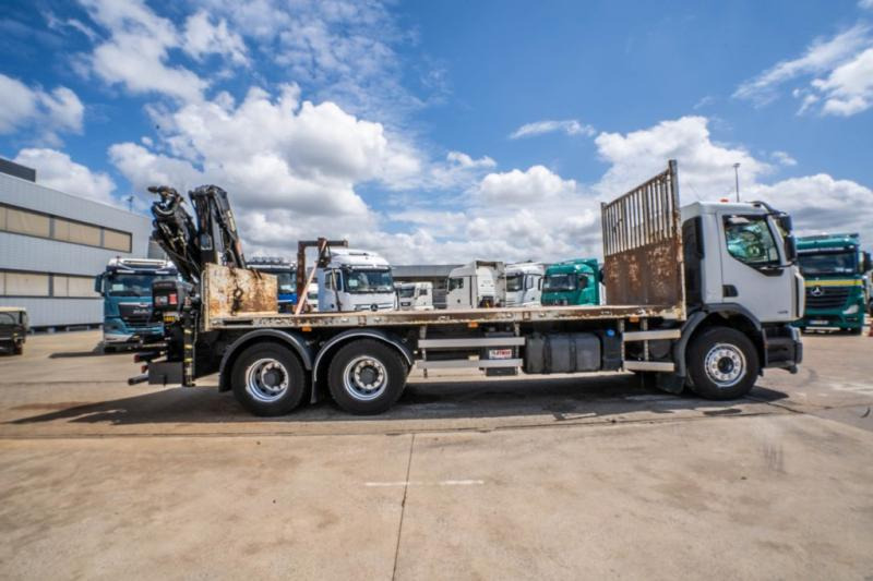 Renault LANDER 340 DXI-6X4+HIAB 14 T/m/3xhydr. - Truk flatbed, Truk derek: gambar 5 Renault LANDER 340 DXI-6X4+HIAB 14 T/m/3xhydr. - Truk flatbed, Truk derek: gambar 5