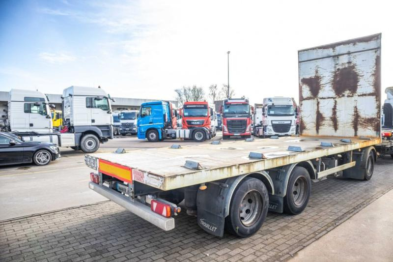 Trouillet PLATEAU + 3 ASSEN DOLLY - Trailer flatbed: gambar 3 Trouillet PLATEAU + 3 ASSEN DOLLY - Trailer flatbed: gambar 3