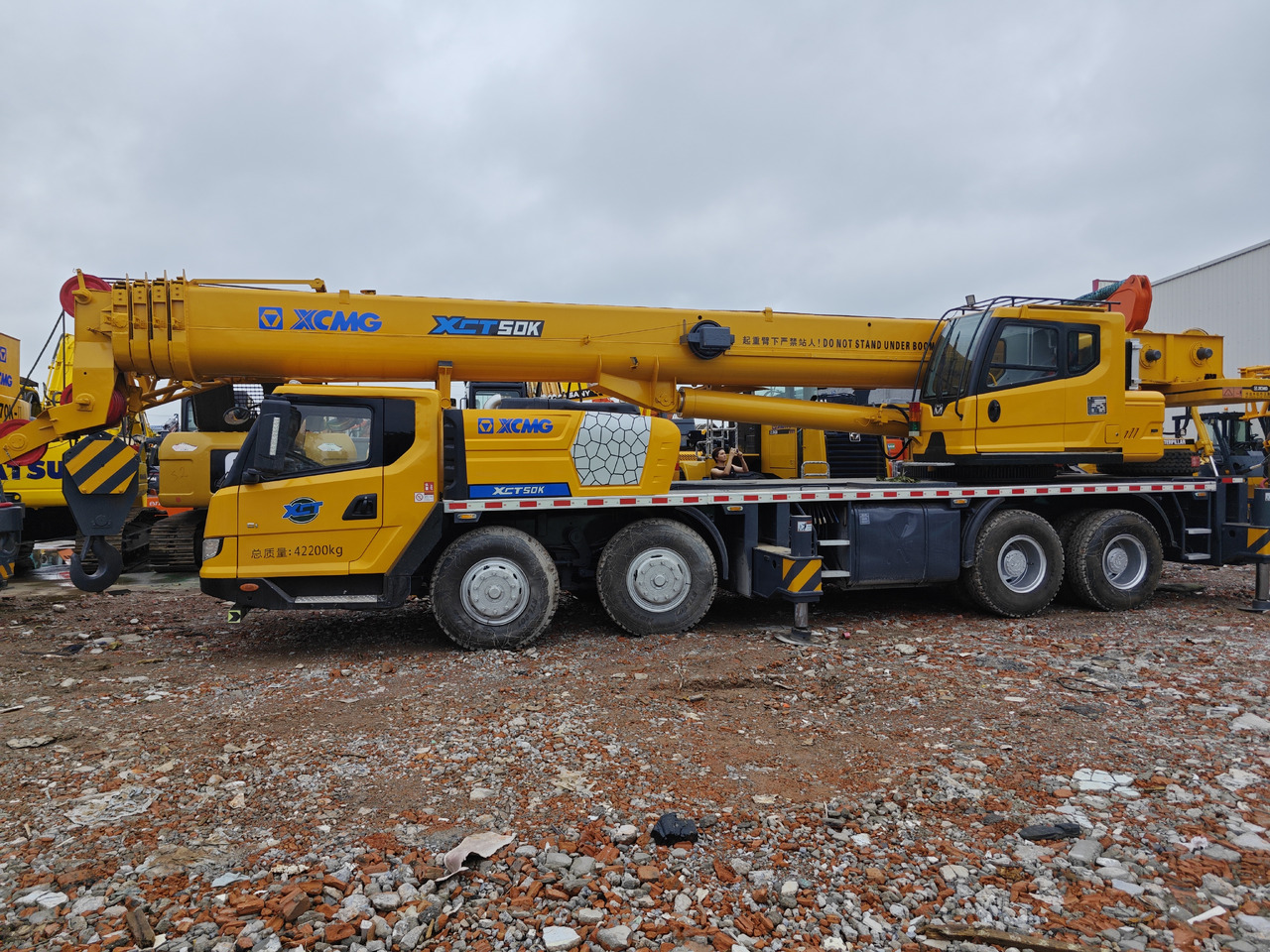 XCMG XCT50 50T Crane - Derek bergerak: gambar 3 XCMG XCT50 50T Crane - Derek bergerak: gambar 3