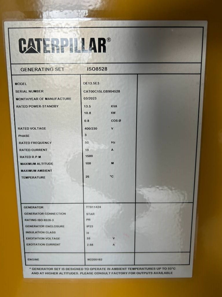 CAT DE13.5E3 - 13.5 kVA Generator - DPX-18001 - Genset: gambar 5 CAT DE13.5E3 - 13.5 kVA Generator - DPX-18001 - Genset: gambar 5