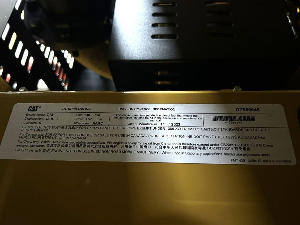 Genset baru CAT DE450GC - 450 kVA Stand-by Generator - DPX-18219: gambar 16