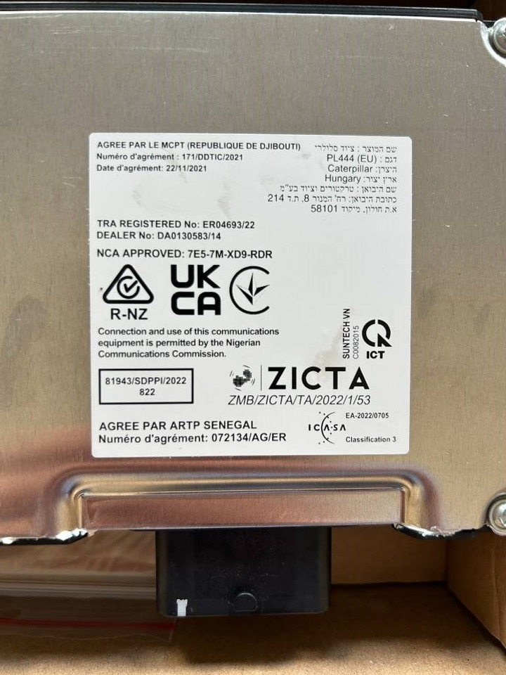 CAT Electronic Control Unit 604-9581 - DPX-25043 - ECU untuk Peralatan konstruksi: gambar 5 CAT Electronic Control Unit 604-9581 - DPX-25043 - ECU untuk Peralatan konstruksi: gambar 5