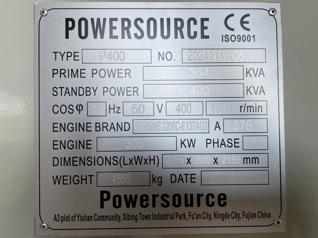Perkins 2206C-E13TAG2 - 400 kVA Generator - DPX-19812 - Genset: gambar 5 Perkins 2206C-E13TAG2 - 400 kVA Generator - DPX-19812 - Genset: gambar 5