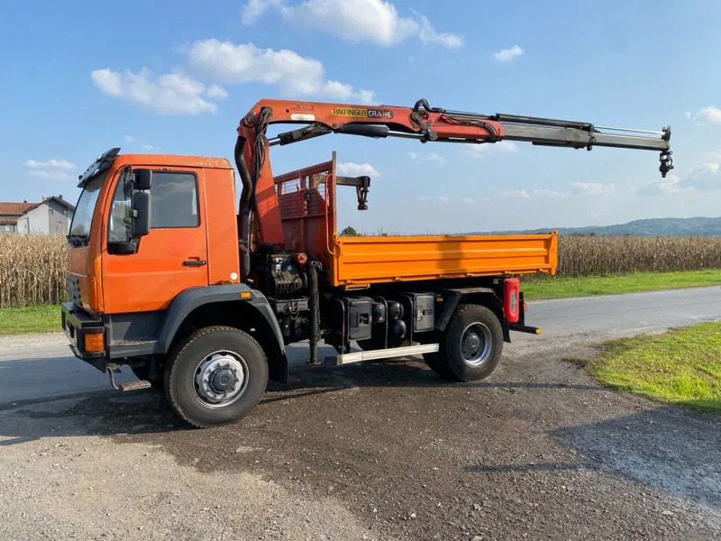 MAN LE 18-280 , 4X4 , Tipper , Palfinger PK 9501 - Truk jungkit, Truk derek: gambar 1 MAN LE 18-280 , 4X4 , Tipper , Palfinger PK 9501 - Truk jungkit, Truk derek: gambar 1