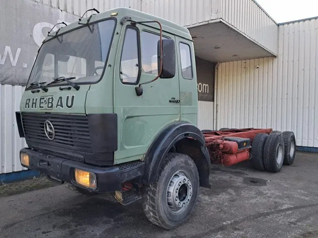 Mercedes-Benz 2632 , V10 , 6x4 , Long chassis , Spring suspension , ZF Manual - Truk sasis: gambar 1 Mercedes-Benz 2632 , V10 , 6x4 , Long chassis , Spring suspension , ZF Manual - Truk sasis: gambar 1