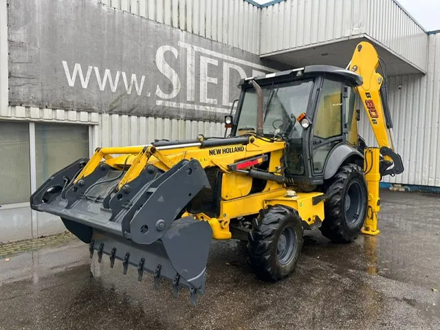 Backhoe loader New Holland B 80 B-SS , 4x4 , Backhoe loader , 4in1 Bucket: gambar 8