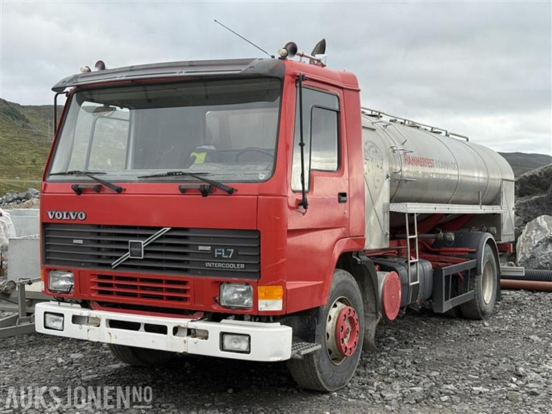 1991 Volvo fl7 tankbil - Truk tangki: gambar 1 1991 Volvo fl7 tankbil - Truk tangki: gambar 1