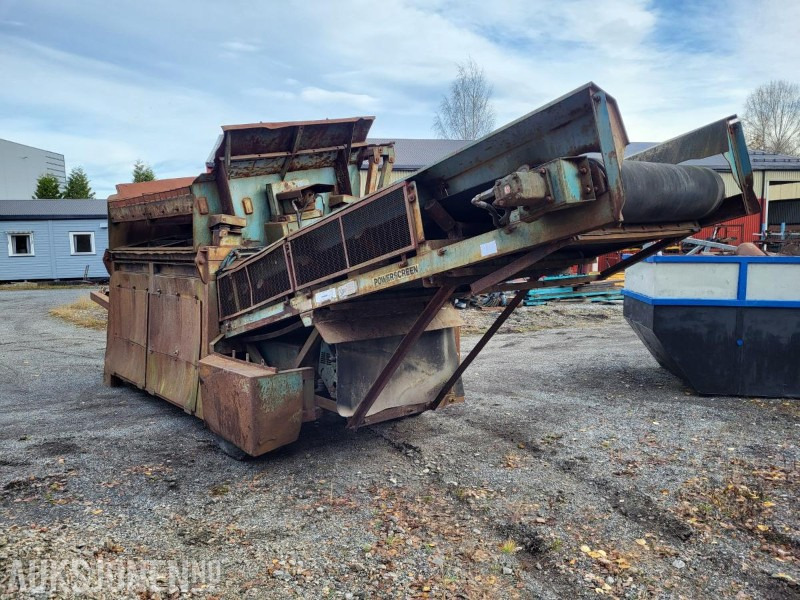 1993 Powerscreen Powergrid grovsorteringsverk for sortering av jord og oppgravde masser. - Screener: gambar 3 1993 Powerscreen Powergrid grovsorteringsverk for sortering av jord og oppgravde masser. - Screener: gambar 3