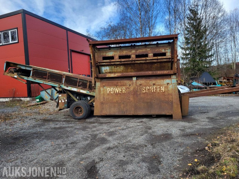 1993 Powerscreen Powergrid grovsorteringsverk for sortering av jord og oppgravde masser. - Screener: gambar 1 1993 Powerscreen Powergrid grovsorteringsverk for sortering av jord og oppgravde masser. - Screener: gambar 1