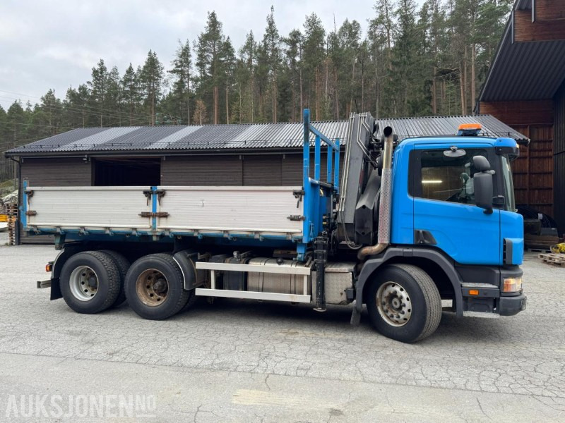 1997 Scania P124 400 kranbil med 3-veis tipp og klype - Truk derek: gambar 5 1997 Scania P124 400 kranbil med 3-veis tipp og klype - Truk derek: gambar 5