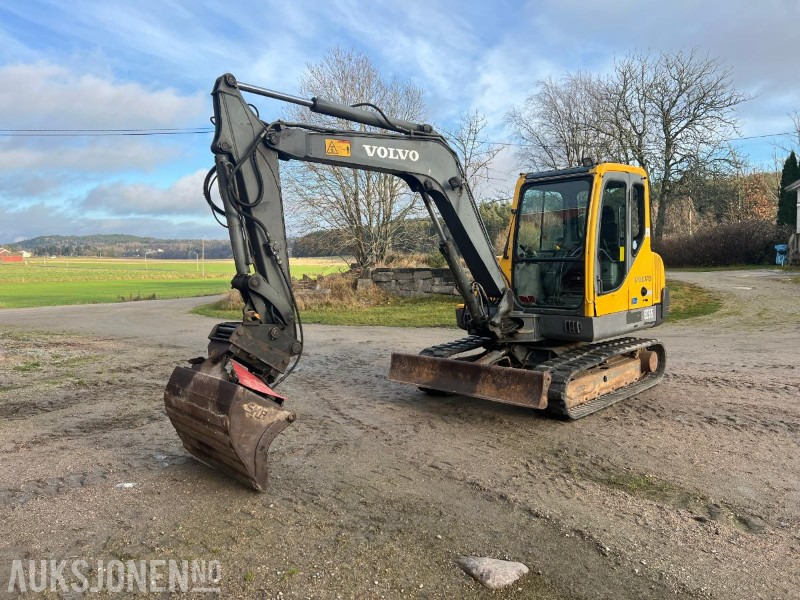 Ekskavator 2002 Volvo EC55 beltegraver - 3 skuffer - 6396 timer: gambar 1