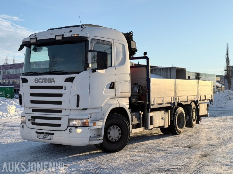 2004 Scania R420 6X2 Kranbil - HMF 1430 kran - NY EU! - Truk derek: gambar 1 2004 Scania R420 6X2 Kranbil - HMF 1430 kran - NY EU! - Truk derek: gambar 1