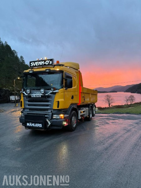 2005 Scania R500 CB 6X2 HNZ med underliggende skjær og brøytehydraulikk - Truk jungkit: gambar 1 2005 Scania R500 CB 6X2 HNZ med underliggende skjær og brøytehydraulikk - Truk jungkit: gambar 1