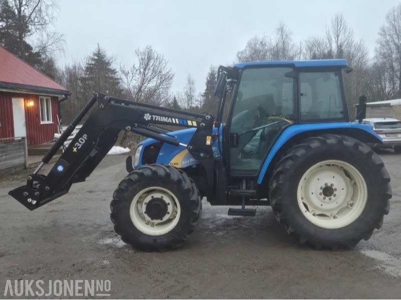 2007 New Holland TL100A traktor MVA FRI 4500 timer Frontlaster - Traktor: gambar 1 2007 New Holland TL100A traktor MVA FRI 4500 timer Frontlaster - Traktor: gambar 1