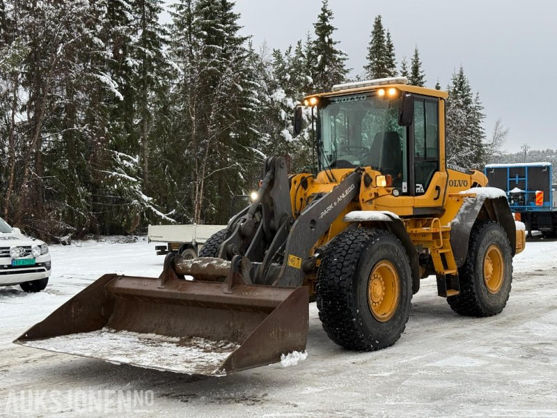 Wheel loader 2007 Volvo L70F - Pusseskuffe - 9668t - Sentralsmøring: gambar 1
