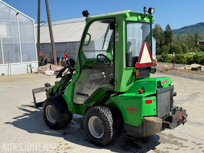 2008 Avant 635 hjullaster / 2 skuffer / Pallegafler - Wheel loader: gambar 3 2008 Avant 635 hjullaster / 2 skuffer / Pallegafler - Wheel loader: gambar 3