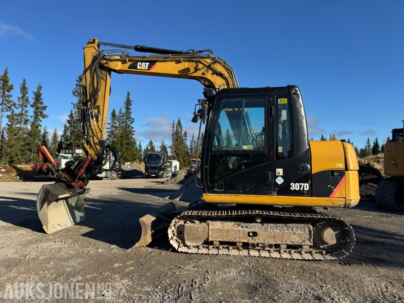 2010 Cat 307D GRAVEMASKIN, TILTROTATOR, 2 SKUFFER, DIESELVARMER - Ekskavator: gambar 2 2010 Cat 307D GRAVEMASKIN, TILTROTATOR, 2 SKUFFER, DIESELVARMER - Ekskavator: gambar 2