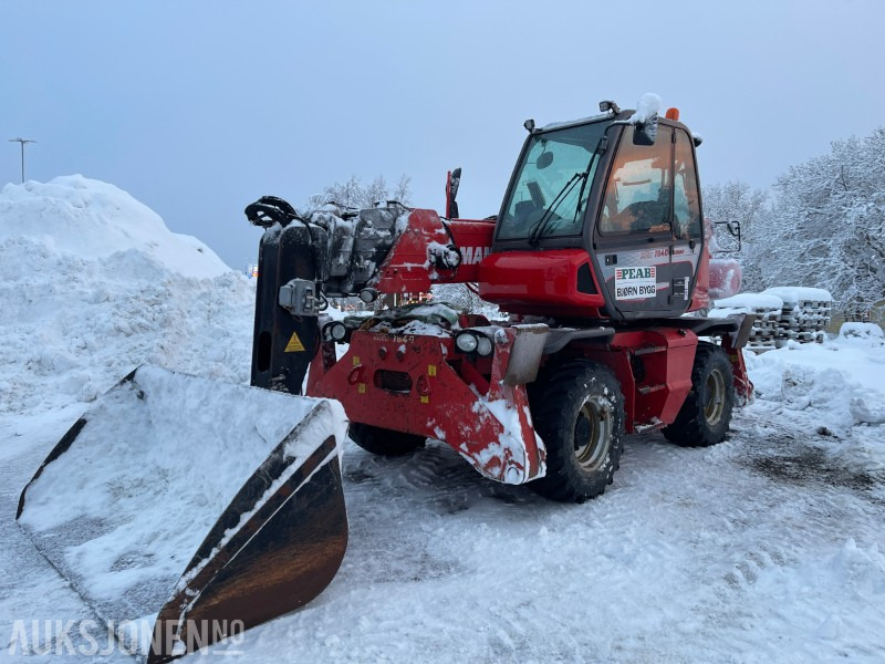 2011 Manitou Easy MRT 1840 Teleskoptruck med sving på hytte, 7368 timer - Telehandler: gambar 1 2011 Manitou Easy MRT 1840 Teleskoptruck med sving på hytte, 7368 timer - Telehandler: gambar 1