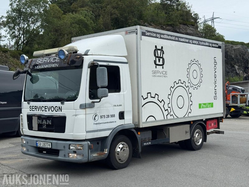2012 MAN TGL - Skapbil - Eu-godkjent til 02/26 - Km: 243185 - Truk box: gambar 1 2012 MAN TGL - Skapbil - Eu-godkjent til 02/26 - Km: 243185 - Truk box: gambar 1