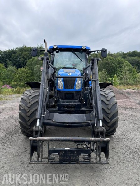 2012 New Holland T6050 med Trima +4.1P frontlaster og panser beskytter - 40 km/t - Traktor: gambar 2 2012 New Holland T6050 med Trima +4.1P frontlaster og panser beskytter - 40 km/t - Traktor: gambar 2