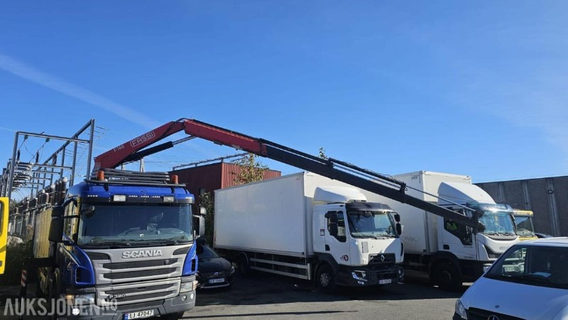 2012 Scania P-serie P320 kranbil med bakløft - Truk derek: gambar 2 2012 Scania P-serie P320 kranbil med bakløft - Truk derek: gambar 2