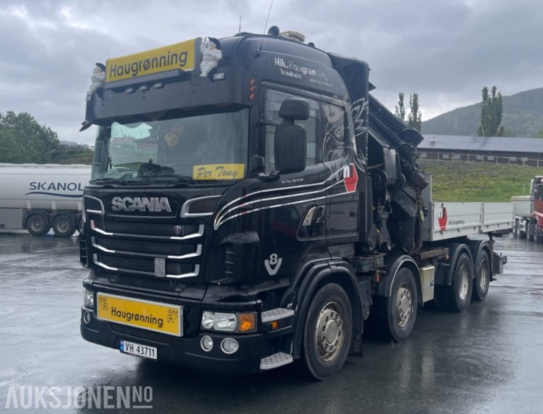 2012 Scania R560 8x2 Krantrekker m/ Palfinger 92tm kran, jibb og vinsj - Truk derek: gambar 1 2012 Scania R560 8x2 Krantrekker m/ Palfinger 92tm kran, jibb og vinsj - Truk derek: gambar 1