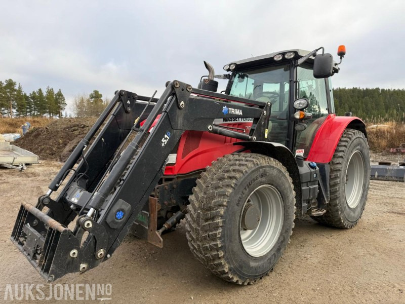 2013 Massey Ferguson 7616 Dyna-6 med Trima +5.1P frontlaster - Traktor: gambar 1 2013 Massey Ferguson 7616 Dyna-6 med Trima +5.1P frontlaster - Traktor: gambar 1
