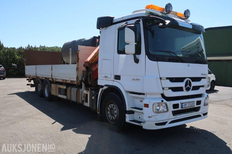 2013 Mercedes-Benz ACTROS 2536 med Palfinger PK165502 kran og baklift - Truk derek: gambar 3 2013 Mercedes-Benz ACTROS 2536 med Palfinger PK165502 kran og baklift - Truk derek: gambar 3