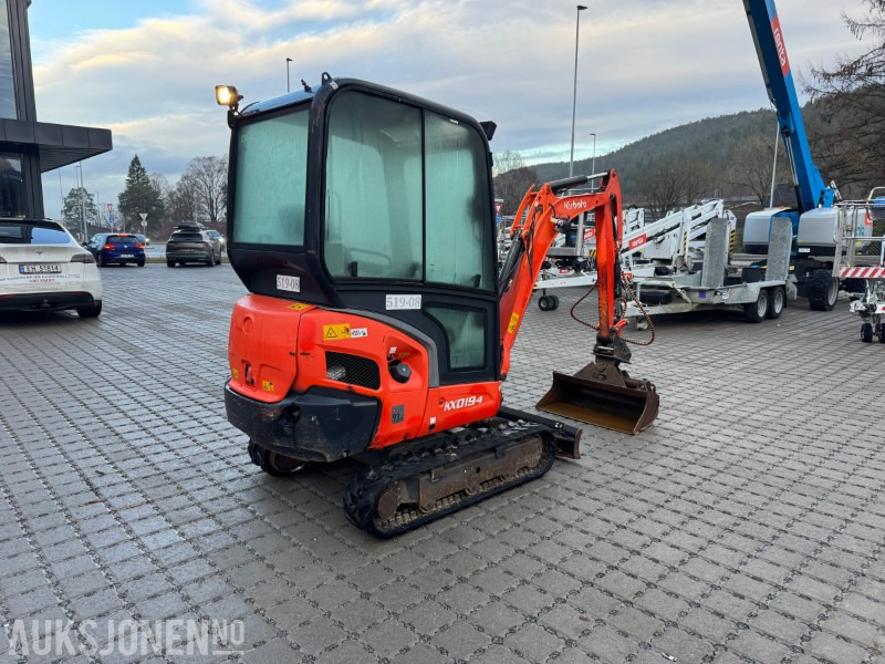 2014 Kubota KX019-4 minigraver - 4225 timer - Ekskavator mini: gambar 5 2014 Kubota KX019-4 minigraver - 4225 timer - Ekskavator mini: gambar 5