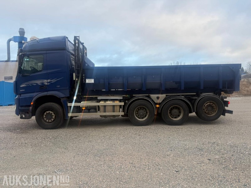 2014 Mercedes-Benz Arocs KROKBIL M/DUMPERKASSE EURO 6 SERVICEHISTORIKK NYLIG EU-GODKJENT 510HK - Hook lift: gambar 5 2014 Mercedes-Benz Arocs KROKBIL M/DUMPERKASSE EURO 6 SERVICEHISTORIKK NYLIG EU-GODKJENT 510HK - Hook lift: gambar 5