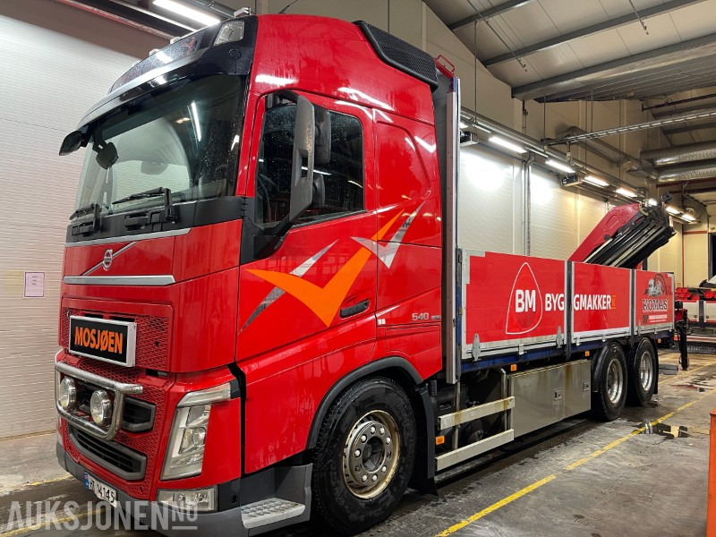 2014 Volvo FH540 6X2 Planbil med HMF 2120 kran, Eu godkjent til 31.05.2026 - Truk derek: gambar 2 2014 Volvo FH540 6X2 Planbil med HMF 2120 kran, Eu godkjent til 31.05.2026 - Truk derek: gambar 2