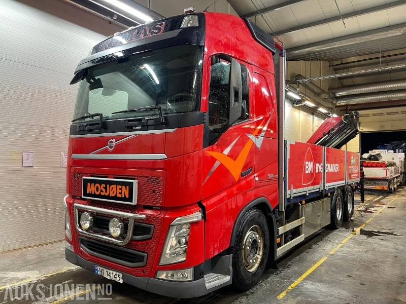 2014 Volvo FH540 6X2 Planbil med HMF 2120 kran, Eu godkjent til 31.05.2026 - Truk derek: gambar 1 2014 Volvo FH540 6X2 Planbil med HMF 2120 kran, Eu godkjent til 31.05.2026 - Truk derek: gambar 1