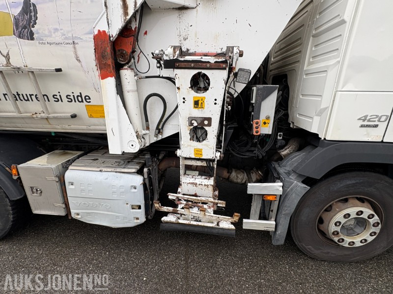 2014 Volvo FM420 EURO 6 sidelaster / komprimatorbil / renovasjonsbil - EU godkjent til 31.08.2026 - Truk sampah: gambar 5 2014 Volvo FM420 EURO 6 sidelaster / komprimatorbil / renovasjonsbil - EU godkjent til 31.08.2026 - Truk sampah: gambar 5