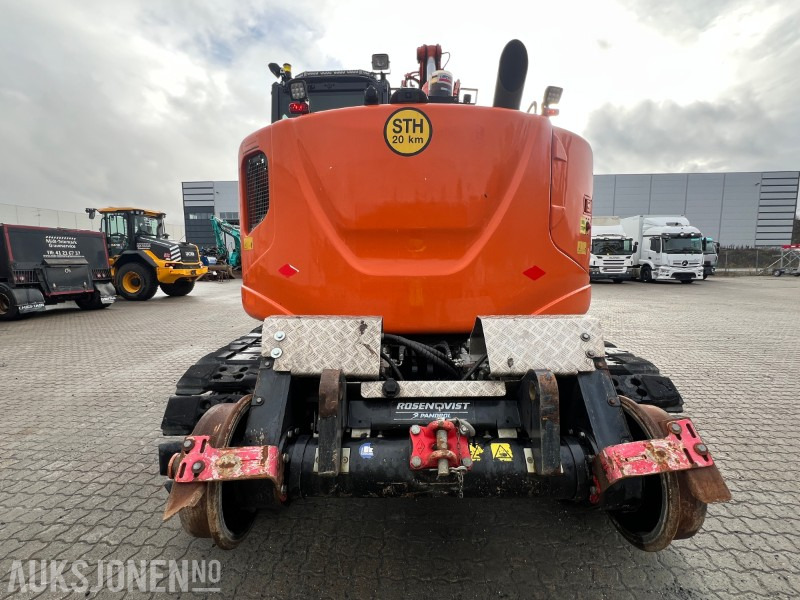 2015 Hitachi ZX135-US Rail maskin med henger, tilt, klype, 6 skuffer, klype - Ekskavator: gambar 4 2015 Hitachi ZX135-US Rail maskin med henger, tilt, klype, 6 skuffer, klype - Ekskavator: gambar 4