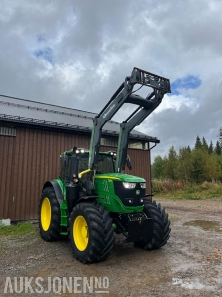 2015 John Deere 6215R med Q75 frontlaster 5588 timer - Traktor: gambar 2 2015 John Deere 6215R med Q75 frontlaster 5588 timer - Traktor: gambar 2