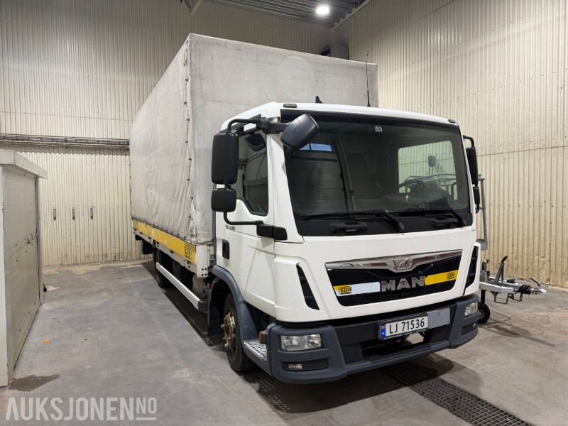 2015 MAN TGL 8.180 - Hengerfeste - Aircondition - 87.946 km - Bakløft - Truk box: gambar 3 2015 MAN TGL 8.180 - Hengerfeste - Aircondition - 87.946 km - Bakløft - Truk box: gambar 3