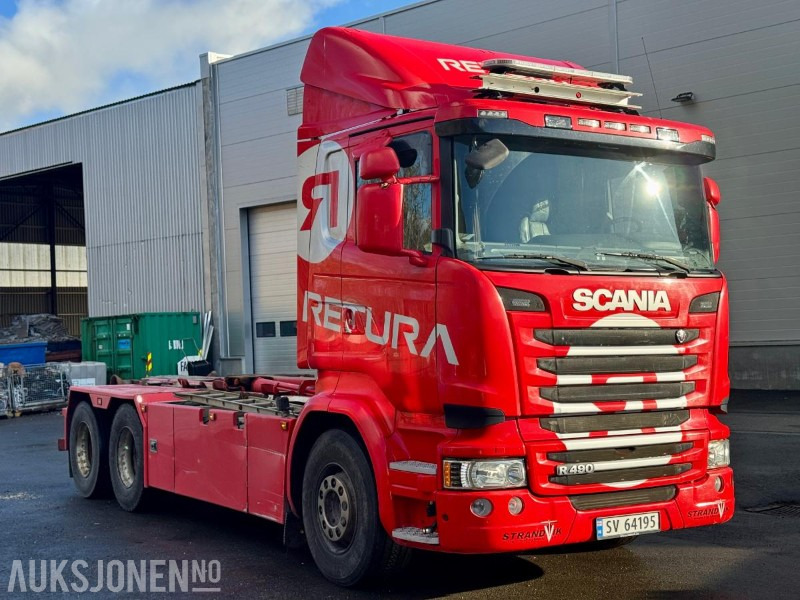 2015 Scania R-serie - Krokbil - Eu-godkjent til 01/26 - Km: 379186 - Hook lift: gambar 2 2015 Scania R-serie - Krokbil - Eu-godkjent til 01/26 - Km: 379186 - Hook lift: gambar 2