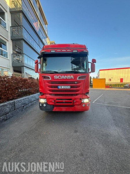 2015 Scania R580 8x4 tridem Krokbil / krokløft m/ JOAB 24t krok med knekk - Hook lift: gambar 3 2015 Scania R580 8x4 tridem Krokbil / krokløft m/ JOAB 24t krok med knekk - Hook lift: gambar 3