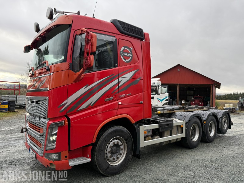 2015 Volvo FH16 650 8x4 med AJK Hydrolift krokløft og I-Shift - Hook lift: gambar 1 2015 Volvo FH16 650 8x4 med AJK Hydrolift krokløft og I-Shift - Hook lift: gambar 1