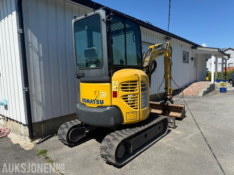 Ekskavator mini 2016 Komatsu PC26MR minigraver m/2 skuffer.: gambar 10