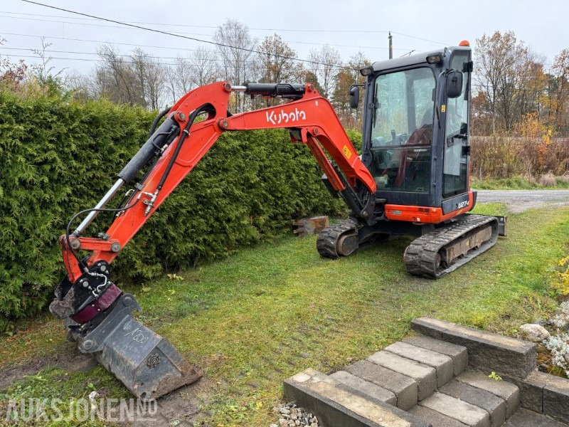 2016 Kubota U27-4 MINIGRAVER ROTOR 2 SKUFFER SERVICEHISTORIKK 2430 TIMER - Ekskavator mini: gambar 1 2016 Kubota U27-4 MINIGRAVER ROTOR 2 SKUFFER SERVICEHISTORIKK 2430 TIMER - Ekskavator mini: gambar 1