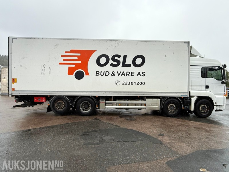 2016 MAN TGS 35.380, 36-paller, 480hk, baklem, sideåpning, cruise, ryggekamera, 2x S90 strøkasser - Truk box: gambar 4 2016 MAN TGS 35.380, 36-paller, 480hk, baklem, sideåpning, cruise, ryggekamera, 2x S90 strøkasser - Truk box: gambar 4