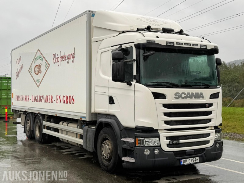 2016 Scania G450 med 2-soners kjøl- og frys, 1 eier, 2 kjølesoner, Gullavtale, Zepro, Onspot kjettinger, ryggekamera - Truk box: gambar 3 2016 Scania G450 med 2-soners kjøl- og frys, 1 eier, 2 kjølesoner, Gullavtale, Zepro, Onspot kjettinger, ryggekamera - Truk box: gambar 3