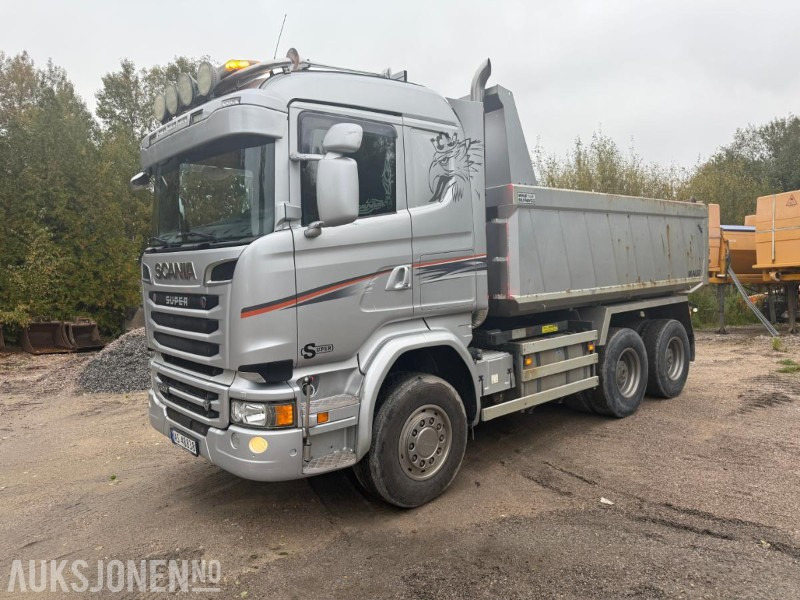 Truk jungkit 2016 Scania R580 tippbil - 3-akslet.: gambar 1