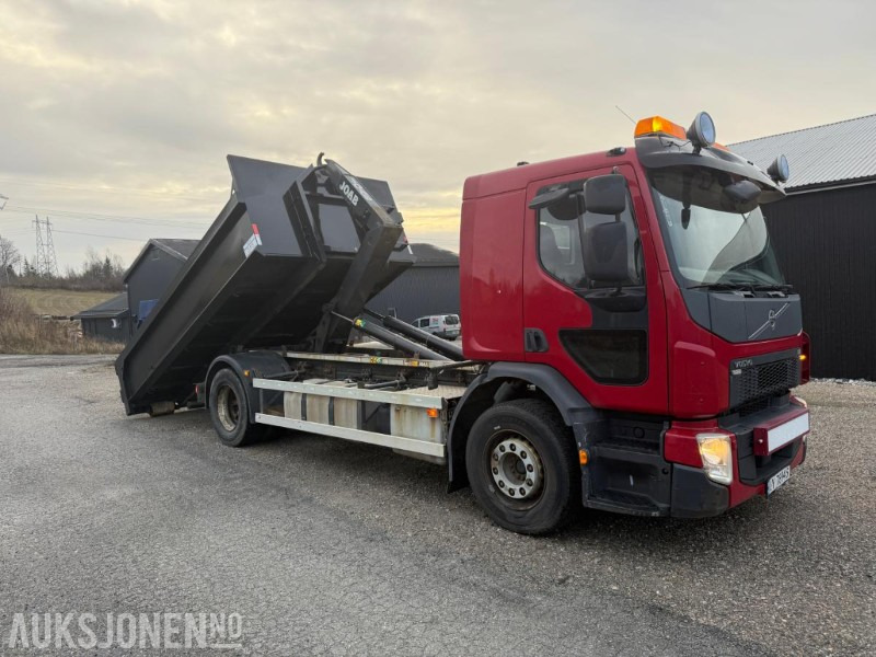 2016 Volvo FE 320 4X2 KROKBIL M/10 KUBIKKS GRUSKASSE - JOABKROK - SERVICEHISTORIKK. - Hook lift: gambar 5 2016 Volvo FE 320 4X2 KROKBIL M/10 KUBIKKS GRUSKASSE - JOABKROK - SERVICEHISTORIKK. - Hook lift: gambar 5