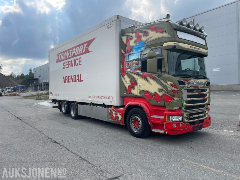 2017 Scania R-580 Ekeriskap m/full sideåpning og 2t bakløfter - Truk box: gambar 1 2017 Scania R-580 Ekeriskap m/full sideåpning og 2t bakløfter - Truk box: gambar 1
