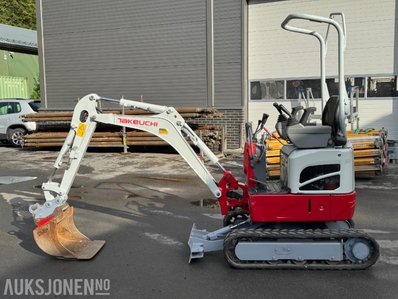 2017 Takeuchi TB210R minigraver med graveskuffe - Ekskavator mini: gambar 2 2017 Takeuchi TB210R minigraver med graveskuffe - Ekskavator mini: gambar 2