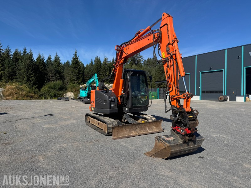 2018 Hitachi ZX85US-5 - Beltegraver - Gravemaskin - Tilt - Lyspakke - Ekskavator: gambar 3 2018 Hitachi ZX85US-5 - Beltegraver - Gravemaskin - Tilt - Lyspakke - Ekskavator: gambar 3
