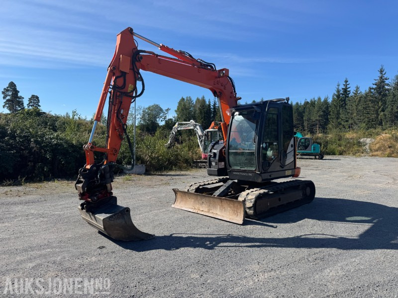 2018 Hitachi ZX85US-5 - Beltegraver - Gravemaskin - Tilt - Lyspakke - Ekskavator: gambar 1 2018 Hitachi ZX85US-5 - Beltegraver - Gravemaskin - Tilt - Lyspakke - Ekskavator: gambar 1