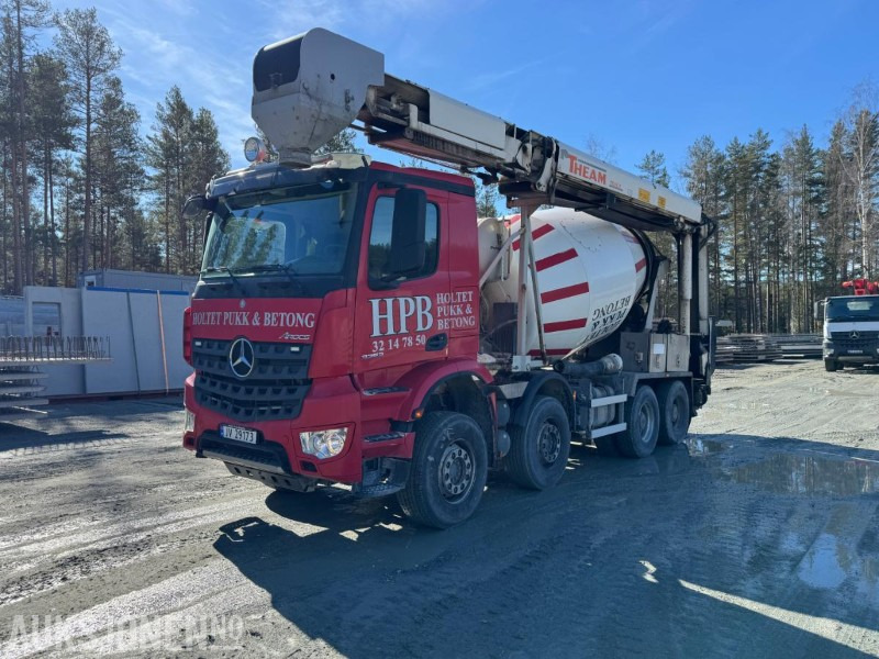 2018 Mercedes-Benz Arocs båndbil til betong - Truk pengaduk beton: gambar 1 2018 Mercedes-Benz Arocs båndbil til betong - Truk pengaduk beton: gambar 1